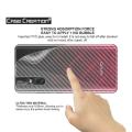 3D Carbon Fiber Back Skin Rear Screen Guard Protector Sticker Protective Film Wrap for Vivo V15 pro (Carbon). 