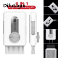 Difutagui multi cleaning pen Upgrated 6 In 1 Retractable Keyboard Cleaning Brush Bluetooth Earphone Cleaning Pen Mobile Phones Tablet Screen Cleaner WipeTool Sets. 