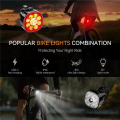 JINMY 2X Bike Lights [4+6 Modes], USB Rechargeable Bike Lights Front & Back, IP65 Waterproof Bicycle Lights for Road Mountain. 