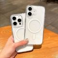 HOCE Phone Cases With Camera Control Capture Button Protector For iPhone 17 16 Pro Max 16 Plus 17 Air MagSafe Case Clear Arcylic Back Magnetic Shockproof Cover. 