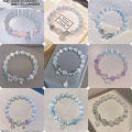 1 Pcs Fashion Opal Beads Bracelets Crystal Butterfly Star Elastic Charm Bracelet for Women Jewelry Accessories. 