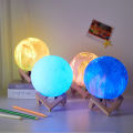 Remote Control Color Changing Moon Lamp. 