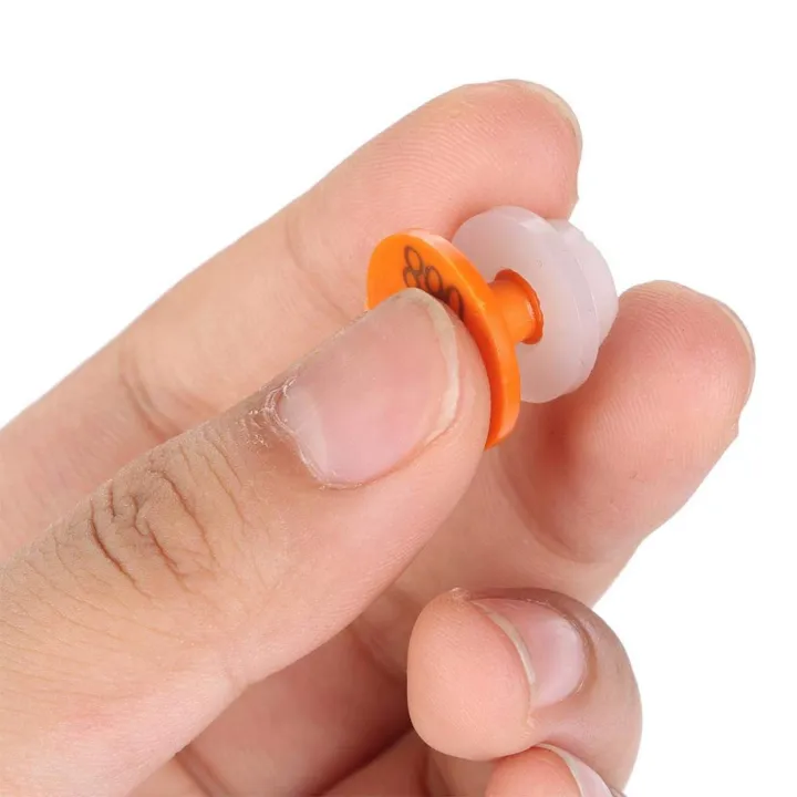 100Pcs%20Plastic%20Animal%20Livestock%20Ear%20Tag%20for%20Rabbit%20Fox%20Dog%20(Orange)%20-%20Image%206