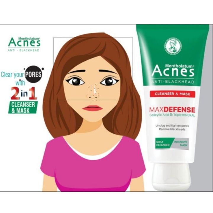 Acnes%20Anti%20Blackhead%20Cleanser%20&%20Mask-100Gm%20-%20Image%202