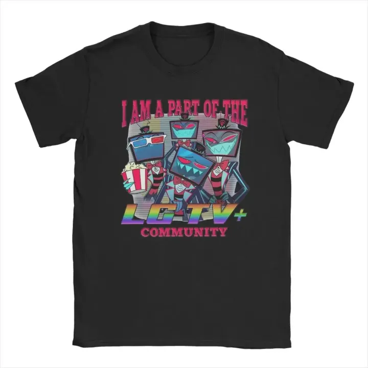 Casual%20Loose%20Fit%20T-Shirt%20T%20Crew%20Neck%20T%20Hotel%20Women's%20Vox%20Hazbins%20Shirt%20Vintage%20Short%20Sleeve%20Plus%20Size%20Shirt%20-%20Image%202