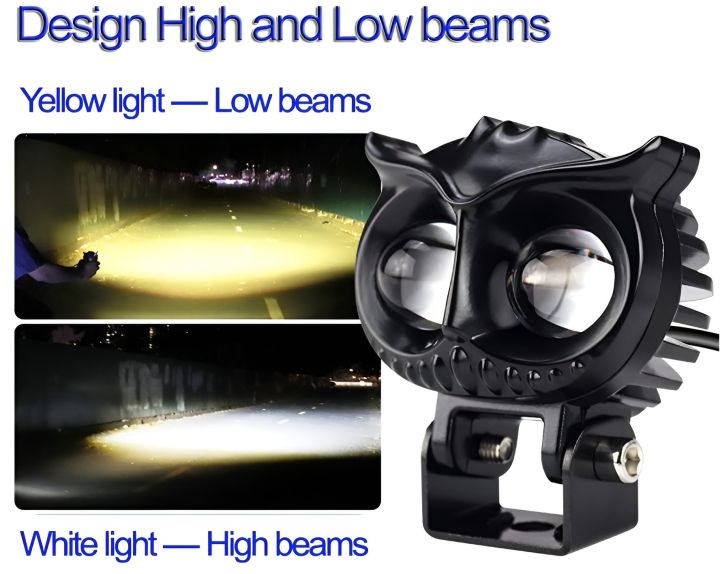 Owl%20Shape%20LED%20Fog%20Light%20for%20Car%20Vehicle%20ABS+PC%20Material%206W%20Power%2012V%20Voltage%20Black%20-%20Image%205