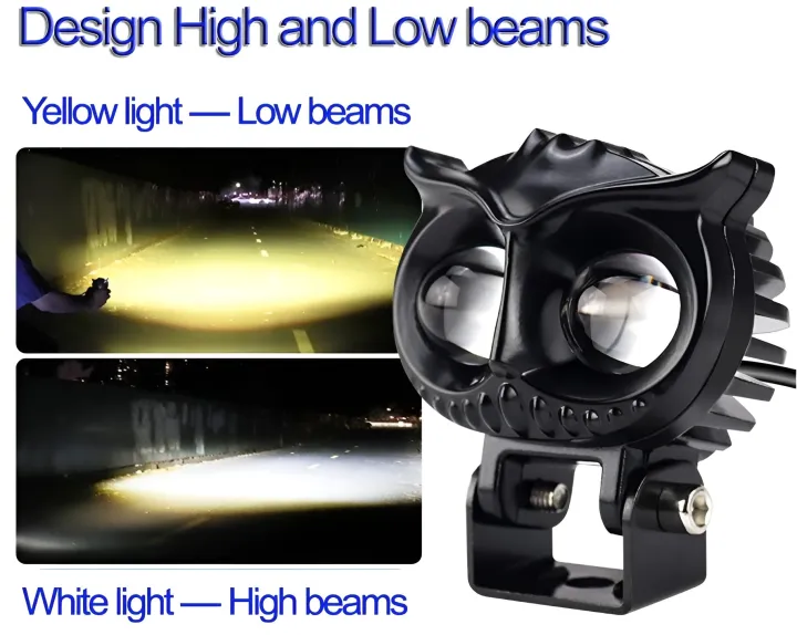 Owl%20Shape%20LED%20Fog%20Light%20for%20Car%20Vehicle%20ABS+PC%20Material%206W%20Power%2012V%20Voltage%20Black%20-%20Image%205