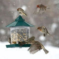Waterproof Hanging Gazebo Bird Feeder Villa Outdoor Feeding For Garden Decor MENGYU. 