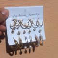 Trendy Viral 9 Pair Fashion Earrings Set For Women. 