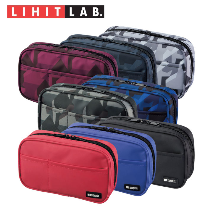 Lihit%20Lab%20Triple%20Zipper%20pencil%20/%20Pen%20Case%20A7556%20By%20KitabKalam%20-%20Image%207