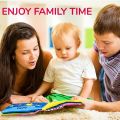Soft Washable 3D Parent-Children Interactive Baby Cloth Book. 
