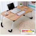 Multi-Purpose Laptop Table Stand / Study Table / Bed Table / Foldable and Portable / Ergonomic & Rounded Edges / Non-Slip Legs / Engineered Wood / Color. 