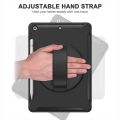 For iPad 9 Case A2602 A2604 A2603 7 8 7th 8th 9th Generation 10.2 inch Rotary Stand Shockproof Cover with Pen Holder Hand Strap. 