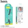 Hoco K17 Figure Mini Live Broadcast Stand Bluetooth Selfie Stick With Tripod And Shutter Button Wireless Tripod Selfie Stand. 
