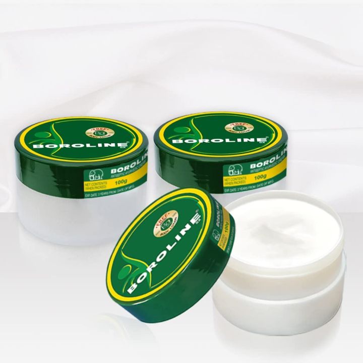 Boroline Antiseptic Cream (Pack Of 3pc Dabba40g)  Perfect Night Cream For Ultra Moisturized Skin