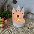 Clay Mold Candle Holder Mold Easy Release Home Decor Resin Casting Silicone Mold Gypsum Compatible Hollow Design DIY Cement Mold for Craft Enthusiasts Home Decorating Gift Making Art Projects Creative. 