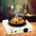Electric Stove, 1000W Household Electric Single Burner Cooktop, Portable Hot Plate Cooktop, Alloy Coil Burner for Coffee Tea Home Office(US standard 110V). 