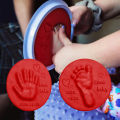 Wenefang Fashion Baby Print Hand Clay Soft Air Parent-child Finger Casting Kit Care Accessories Babies Toys Foot Ink Kid Tools Souvenir 20g DIY. 
