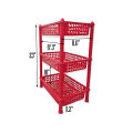 Multipurpose Large 3-Tier Kitchen Storage Rack With Durable Design And Ample Space. 