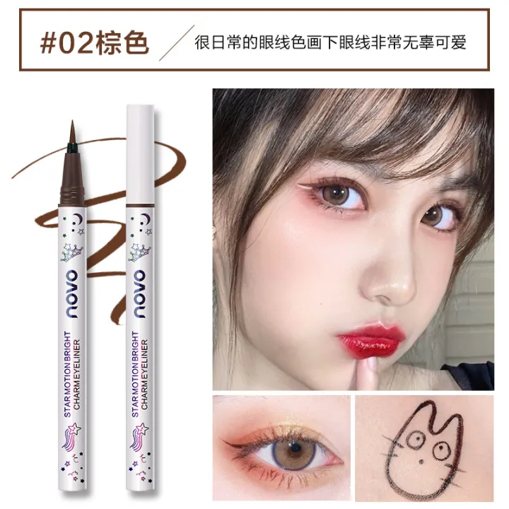 Makeup%20NOVO%20Colored%20Eyeliner%20Female%20Beginner%20Extremely%20fine,%20waterproof%20and%20non-smudging,%20long-lasting%20liquid%20eyeliner,%20soft%20hair%20-%20Image%206