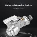 NAMUNY 2X Universal Gasoline Faucet Gasoline Switch for Generator Gasmotor Fuel Tanks. 