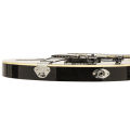 Stagg Silveray 533 Chambered Maple Body Electric Guitar, Black. 