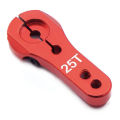 6pcs 25T Aluminum Servo Horn M3 threads Steering Arm High Torque Servos Motors Parts RC Car Plane Boat. 