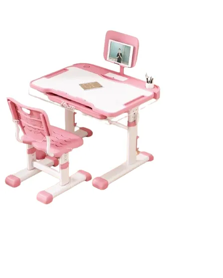 Lifting%20Multifunctional%20Plastic%20Kids%20Study%20Table%20and%20Chair%20Set%20-%20Image%202