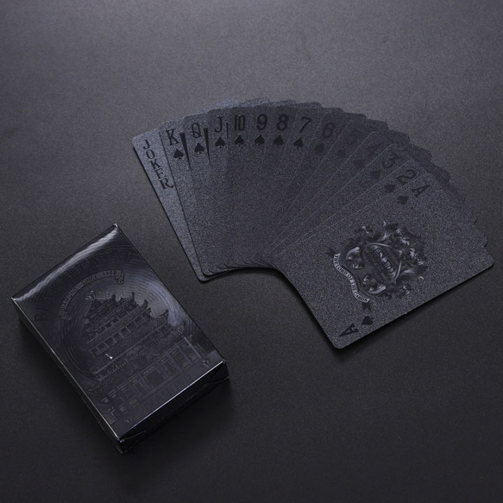 New%20Black%20Poker%20No%20Color%20Playing%20Cards%20Waterproof%20PET/PVC%20Plastic%20Poker%20Tourism%20Souvenir%20Board%20Game%20-%20Image%206