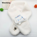 Wenefang Sanrio Plush Scarf Kuromi Melody Children's Winter Plush Scarf 【2025 Version】 Cinnamoroll Pochacco Imitation Rabbit Fur Baby Neck Thickened. 