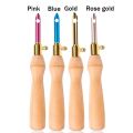 Changeable Head Poking Cross Stitch Tools Knitting DIY Poke Needle Adjustable Punch Needle Tool Embroidery Stitch. 