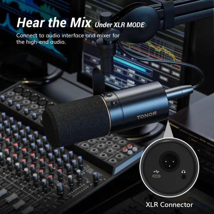 TONOR%20Dynamic%20Microphone,%20USB/XLR%20PC%20Microphone%20for%20Podcast,%20Recording,%20Live%20Streaming%20&%20Gaming,%20XLR%20Cardioid%20Studio%20Mic%20Music%20Voice-Over%20with%20Quick%20Mute,%20Headphone%20Output,%20Volume%20Control%20TD510%20-%20Image%206