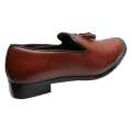 Brown Leather Loafer Formal Shoes For Boys. 