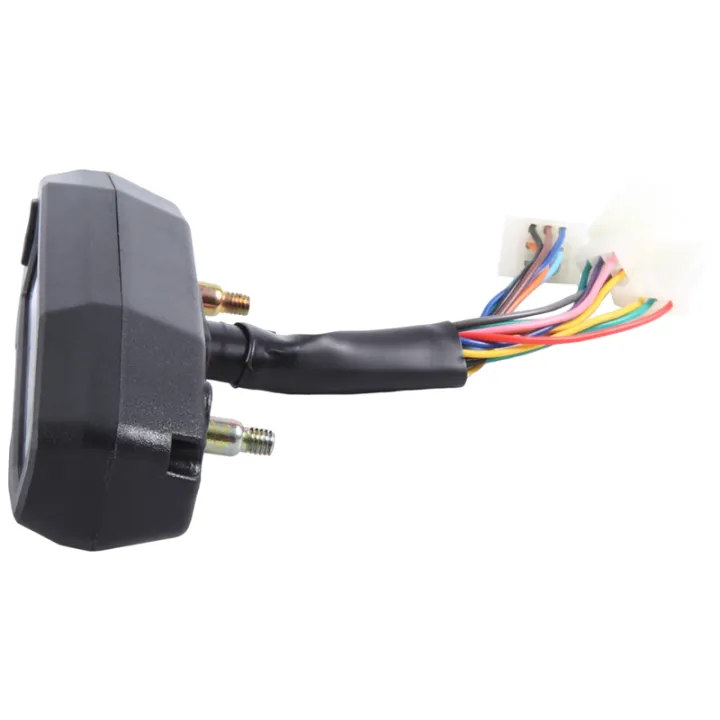 Universal Motorcycle Speedometer Tachometer Oil Gauge HD Screen Digital ...