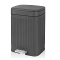 Small Bathroom Trash Can with Lid 2.1 Gallon Soft Close Step Slim Garbage Can Waste Bin for Office, Bedroom, Kitchen. 