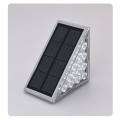 1PCS Solar Stair Light Outdoor Home No Wiring Rainproof,White light. 