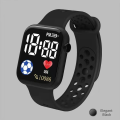 Uonevic Children's waterproof Monte Baby ED Clock Electronic Watch L Case Children's Luxury Digital Watch Football Diagram [Daily Necessities Store] New Sports Kids. 