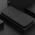 Hontinga for Realme X7 Pro Back Cover Candy Color Soft Liquid Silicone Phone Case. 