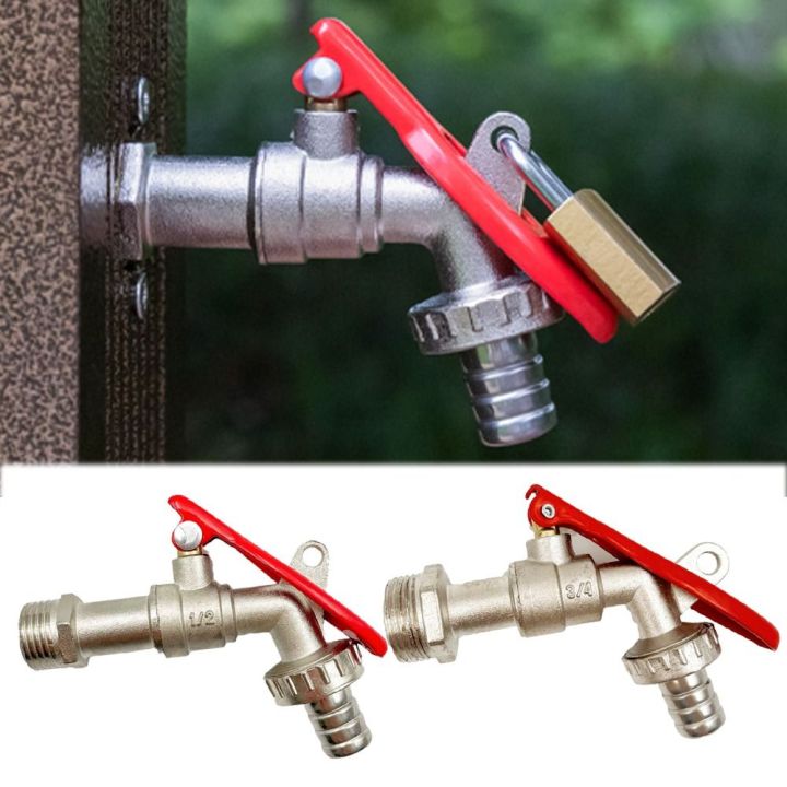 Lockable Hose Tap Reece Universal With Lock Garden Hose Faucet Zinc Alloy 1/2 Inch 3/4 Inch ...