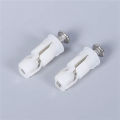 EITGZWAS 4X Toilet Seat Screws and Toilet Lid Screws Stainless Steel Top Fixing Hinges Screws, for Toilet Seat Replacement Parts. 