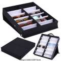 12 Slots Tray Sunglasses Display Case Eyeglass Box Eyewear Holder Sunglass Stand Sun Glasses Organizer. 