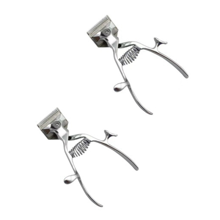 Professional Manual Hair Clipper Pet Grooming Scissors Clippers Mute Barber Tool for Home, Pet Grooming 2PCS