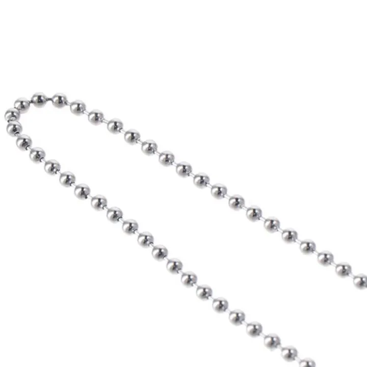 Rustproof%20Stainless%20Steel%2036"%20Pull%20Chain%20Silver%20#6%20Size%20Bead%20Chain%20Extender%20Extension%20Roller%20Shade%20Window%20Blind%20Vertical%20-%20Image%206