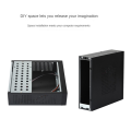 M06 Mini Desktop Case MINI-ITX PC Chassis Versatile and Efficient Industrial Control Case with Telescopic Foot Stand Easy Install. 