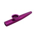 Kazoo Aluminum Alloy Metal With 5 Pcs Gifts Flute Diaphragm For Children Music-Lovers, Green & Purple(2Set). 
