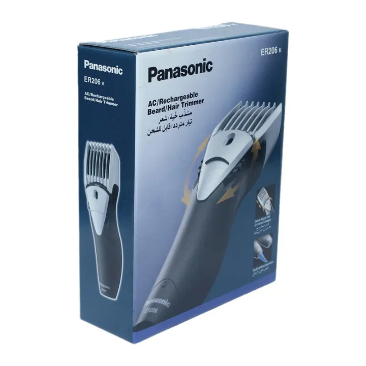 Panasonic%20Rechargeable%20Beard/Hair%20Trimmer%20-%20ER206%20-%20Image%203