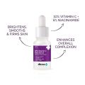 The Derma Co 10% Vitamin C Face Serum Niacinamide & Hyaluronic Acid 30 ml. 