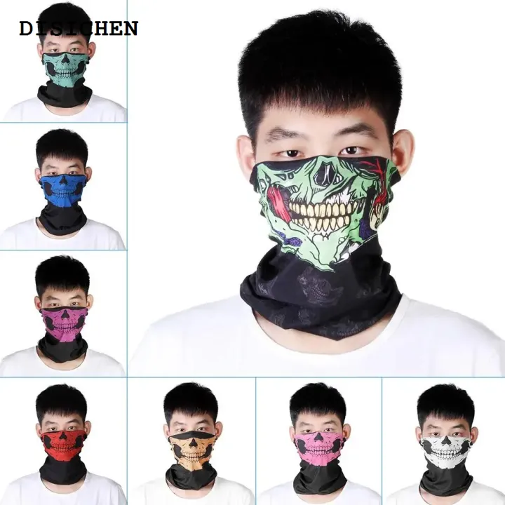 DISICHEN%20Outdoor%20Bicycle%20Cycling%20Ski%20Windproof%20Skull%20Half%20Face%20Mask%20Ghost%20Scarf%20Multi%20Use%20Hiking%20Camping%20Hunting%20Running%20Neck%20Warmer%20-%20Image%204