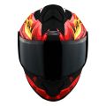 Spyder Spike 2 Neo Fuego Full Face Single Visor Helmet With Night Vision Visor. 