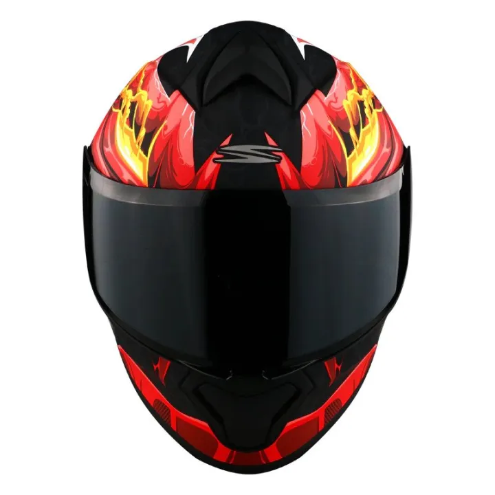 Spyder%20Spike%202%20Neo%20Fuego%20Full%20Face%20Single%20Visor%20Helmet%20With%20Night%20Vision%20Visor%20-%20Image%204